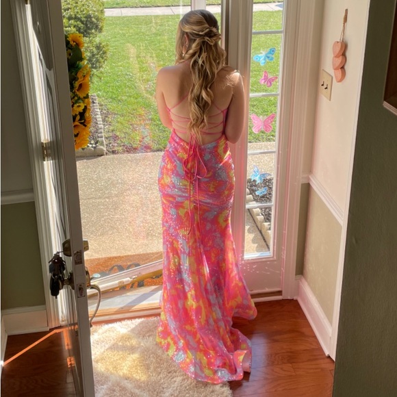 Clarisse Designs Tie Dye Prom Dress - Picture 6 of 6